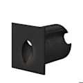 Miniatyrbillede 1 af 4: Mini spot LED væglys BRAYTRON Vector D, kvadratisk, sort, 2W, 3000K, IP65 Svart