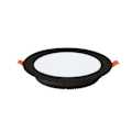 Pikkukuva 1 / 3: ALEXA SMD LED pyöreä musta kohdevalo 8W 7000K Svart