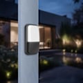 Miniatyrbild 4 av 4: Väggapplikation WALLS-A2 15W 6500K IP65 Grå Grå