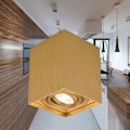 Miniatyrbild 2 av 4: Taklampa i aluminium GAMA-8010F fyrkantig GU10 35W Guld gyllene