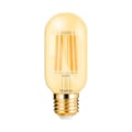 Miniatyrbillede 1 af 4: Ampoule LED T45 filament 4W E27 2200K Bärnsten