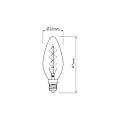 Pikkukuva 2 / 4: Ampulli retro liekki C35 40W E14 2350K