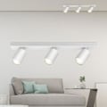 Miniatyrbillede 2 af 4: Loftslampe med 3 overflademonterede spots BETA-U1 Alu GU10 3x35W Hvid Vit