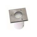 Pikkukuva 1 / 2: Neliömäinen IP67 vedenkestävä LED-spot 1.2W Chrome + Matchrome