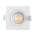 Miniatyrbillede 3 af 4: Spot LED ind bygning 3i1 kvadratisk hvid 7W IP20 Dimmable Vit