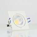 Miniatyrbild 4 av 4: Spot LED downlight fyrkantig vit 3W (Eq. 25W) Dim 90x90mm Matt krom