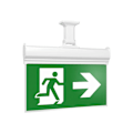 Miniatyrbild 1 av 6: LED EXIT BRAYTRON - Nödutgång - 3W
