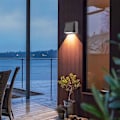 Miniatyrbild 2 av 4: LED Vägglampa Utomhus 6W 3-i-1 IP65 Grå Grå