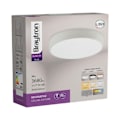 Miniatyrbillede 3 af 4: Blade-ST LED loftslampe rund sort 3i1 36W metal Svart