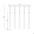Pikkukuva 3 / 3: Jousputki 5x10W G9 Doré IP20 gyllene