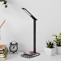 Miniatyrbillede 2 af 4: BRAYTRON LB146 skrivebordslampe, sort, 3i1, 5W, 500lm, IP20, induktionsoplader Svart