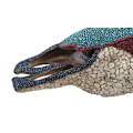 Pikkukuva 2 / 6: Vasikkaskull ja häränpää trofee mosaiikkipolyresiinistä 51x50x25cm 04_0002820 Flerfärgad