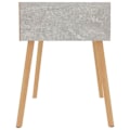 Pikkukuva 3 / 6: 2 kpl yöpöytiä, joissa on laatikko 40 x 40 x 56 cm insinööripuu harmaa DEC035398 kastanj