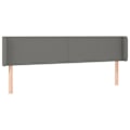 Miniatyrbillede 2 af 5: Hovedgærde - LED - Mørkegrå - 203x16x78/88 cm - Moderne stil - Moderne design Mörkgrå