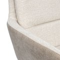 Pikkukuva 6 / 6: Ruokailuhuoneen tuoli x1 kallistuva pyörivä automaattiasento vaaleankreemiväri 04_0006335 Beige
