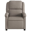 Miniatyrbillede 2 af 6: Fauteuil relax TV med komfortabel polstring og manuel hældningsfunktion i taupe stof DEC028182 Guld