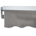 Miniatyrbild 3 av 6: Butiksskydd med aluminiumbågar och vev, solskydd 5x3m polyester grå brunt 04_0005774 Grå