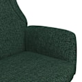 Miniatyrbild 5 av 6: Loungestol modern design i mørkegrønt stof DEC026780 Grön