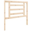 Miniatyrbillede 1 af 4: Hovedgavl - Massivt fyrretræ - 96x4x100 cm - Beige - Moderne - Nutidigt design