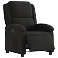 Miniatyrbillede 1 af 6: Fauteuil relax TV med elektrisk tiltfunktion meget komfortabel i sort stof DEC028491 Svart
