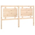 Miniatyrbillede 1 af 4: Hovedgavl - Massivt fyrretræ - 165,5x100 cm - Beige farve - Moderne design - Rustik charme