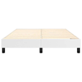 Miniatyrbillede 2 af 5: Sommier - TDL - 140x200 cm - Syntetisk læder hvid - 2 pladser - Let montering Vit