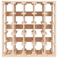Pikkukuva 3 / 6: Pulloteline viinivarasto, joka mahtuu jopa 25 pulloa, 58,5 x 33 x 60,5 cm, männystä, DEC024355 kastanj