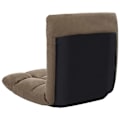 Miniatyrbillede 5 af 6: Sammenklappelig justerbar mikrofiber taupe gulvstol DEC026244 Mol