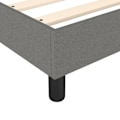 Pikkukuva 4 / 6: Sänkyvaati jalat sängynrunkoon 140x190 cm tummanharmaa kangas TDL0207137 Mörkgrå