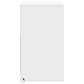 Miniatyrbillede 4 af 6: Natbord med skuffe og LED 38 x 34 x 61 cm i hvidt ingeniørtræ DEC032769 Vit