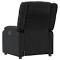 Miniatyrbillede 2 af 6: Tv-recliner med komfortabel polstring, manuel hældningsfunktion i sort PVC DEC028074 Svart