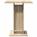 Miniatyrbillede 2 af 4: Auxiliary side table bar table 60 x 60 x 75 cm ingeniørtræ farve eg DEC036551 kastanj