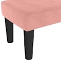 Miniatyrbillede 4 af 5: Sengebænk 70 x 30 x 30 cm i lyserød fløjl DEC024684 Rosa