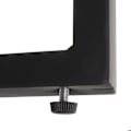 Miniatyrbild 4 av 6: Skrivbord med dator, sidobord 100x54 cm MDF vild ek och mörk metall 04_0006065 Metall