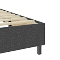 Miniatyrbillede 4 af 6: Seng - TDL - 100 x 200 cm - Gråt stof - 1 pladser - Nemmere opsætning Grå