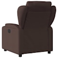 Miniatyrbillede 2 af 6: Fauteuil relax TV med behagelig polstring, manuel vippefunktion i mørkebrun stof DEC027996 kastanj