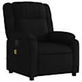 Miniatyrbillede 1 af 6: TV relaxationsstol med massagefunktion, justerbar, 6 massagepunkter i sort stof DEC027062 Svart