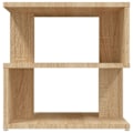 Miniatyrbillede 2 af 5: Sofa endebord bordmøbel til stuen 40 x 40 x 40 cm spånplade farve eg DEC032415 Flerfärgad