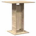 Miniatyrbillede 1 af 4: Auxiliary side table bar table 60 x 60 x 75 cm ingeniørtræ farve eg DEC036551 kastanj