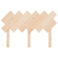 Miniatyrbillede 2 af 4: Hovedgavl til seng, tilbehør til soveværelse, palledesign, 122,5 x 3 x 80,5, massiv fyrretræ.