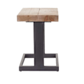 Miniatyrbillede 6 af 6: Rustik solidt fyrretræs taburet i industrielt design, certificeret FSC 48 af 36 af 32.