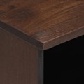 Pikkukuva 6 / 6: Yöpöytä avoimella osastolla ja laatikolla 40 x 34 x 46 cm mangopuu ruskea ja teräs DEC032986 kastanj