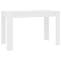 Miniatyrbillede 1 af 4: Moderne spisebord i design 120 x 60 x 76 cm hvidt ingeniørtræ DEC036760 Vit