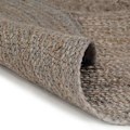 Pikkukuva 4 / 4: Matto - Jute - Pyöreä - Harmaa - Luonnollinen - Sisätila Grå