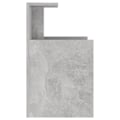 Pikkukuva 4 / 5: 2 kpl yöpöytiä hyllyillä 40 x 35 x 60 cm harmaa lastulevy DEC035377 Grå