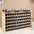 Miniatyrbild 2 av 4: vinkylare för 72 flaskor i robust modulärt furu 119 x 29 x 71