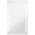 Miniatyrbild 2 av 6: LED-väggspegel för badrum 60 x 100 cm DEC022579