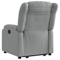 Miniatyrbillede 4 af 6: Fauteuil relax TV med elektrisk løftefunktion, meget komfortabel i lys grå stof DEC028321 Grå
