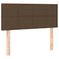 Miniatyrbillede 2 af 5: Hovedgærde - LED - Mørkebrun - 90x5x78/88 cm - Moderne - Elegant design Mörkbrun