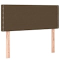 Miniatyrbild 2 av 5: Sänggavel - Ej specificerat - 90x5x78/88 cm - Mörkbrun - LED - Modern Mörkbrun